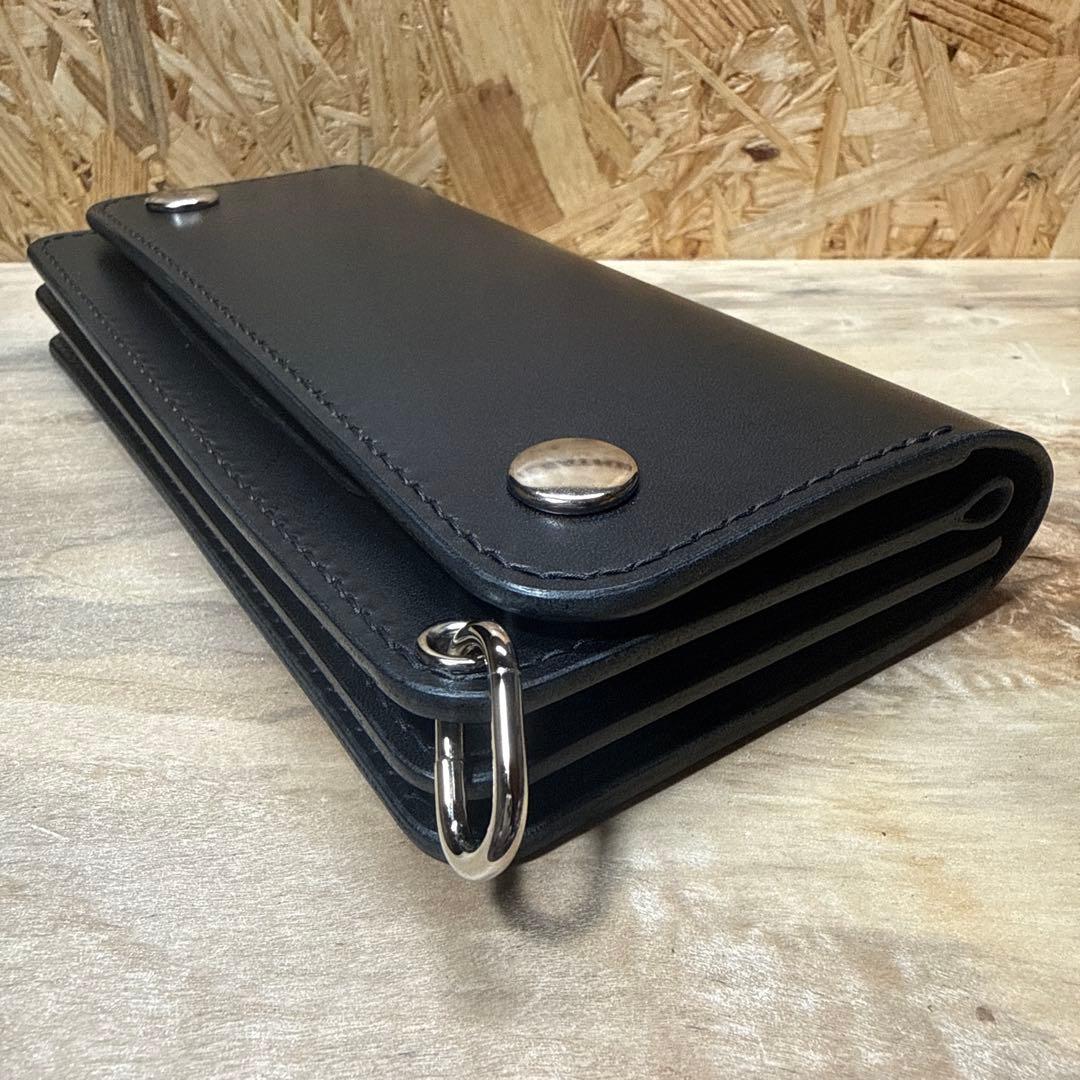 180 カスタム トラッカーウォレット 姫路レザー オイルレザー ニッケル