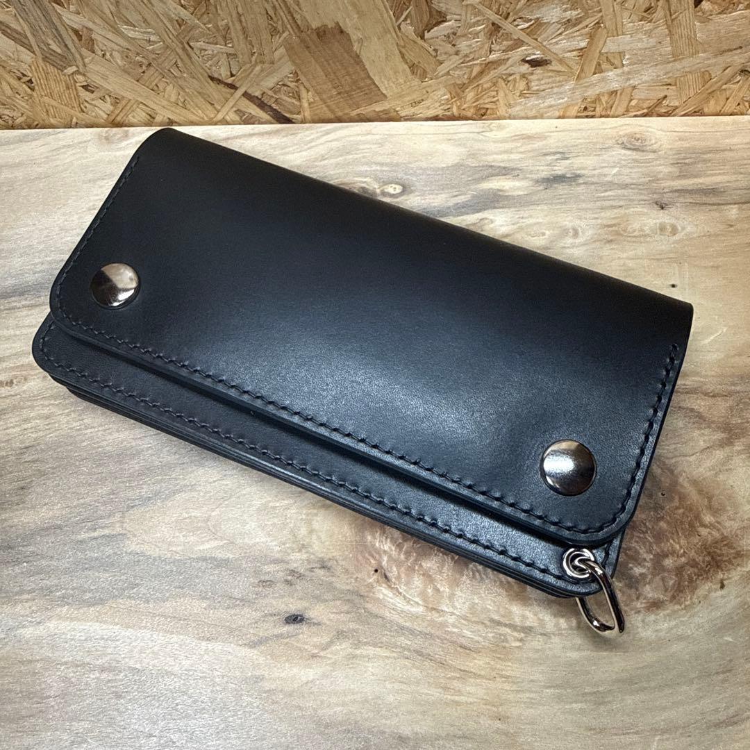 180 カスタム トラッカーウォレット 姫路レザー オイルレザー ニッケル