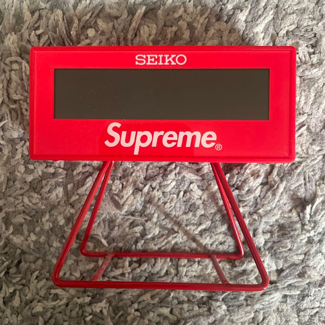 時計 Supreme / Seiko Marathon Clock Red
