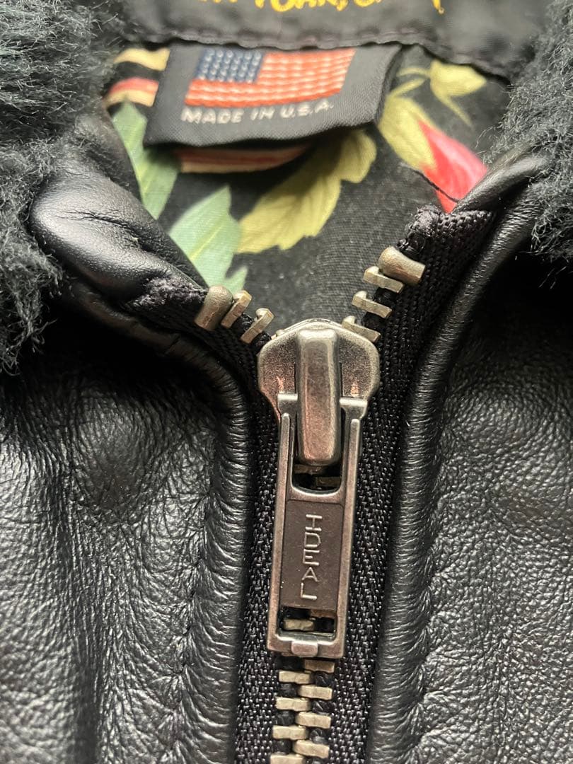 12SS Supreme×Schott A2 フライトジャケット　レザー