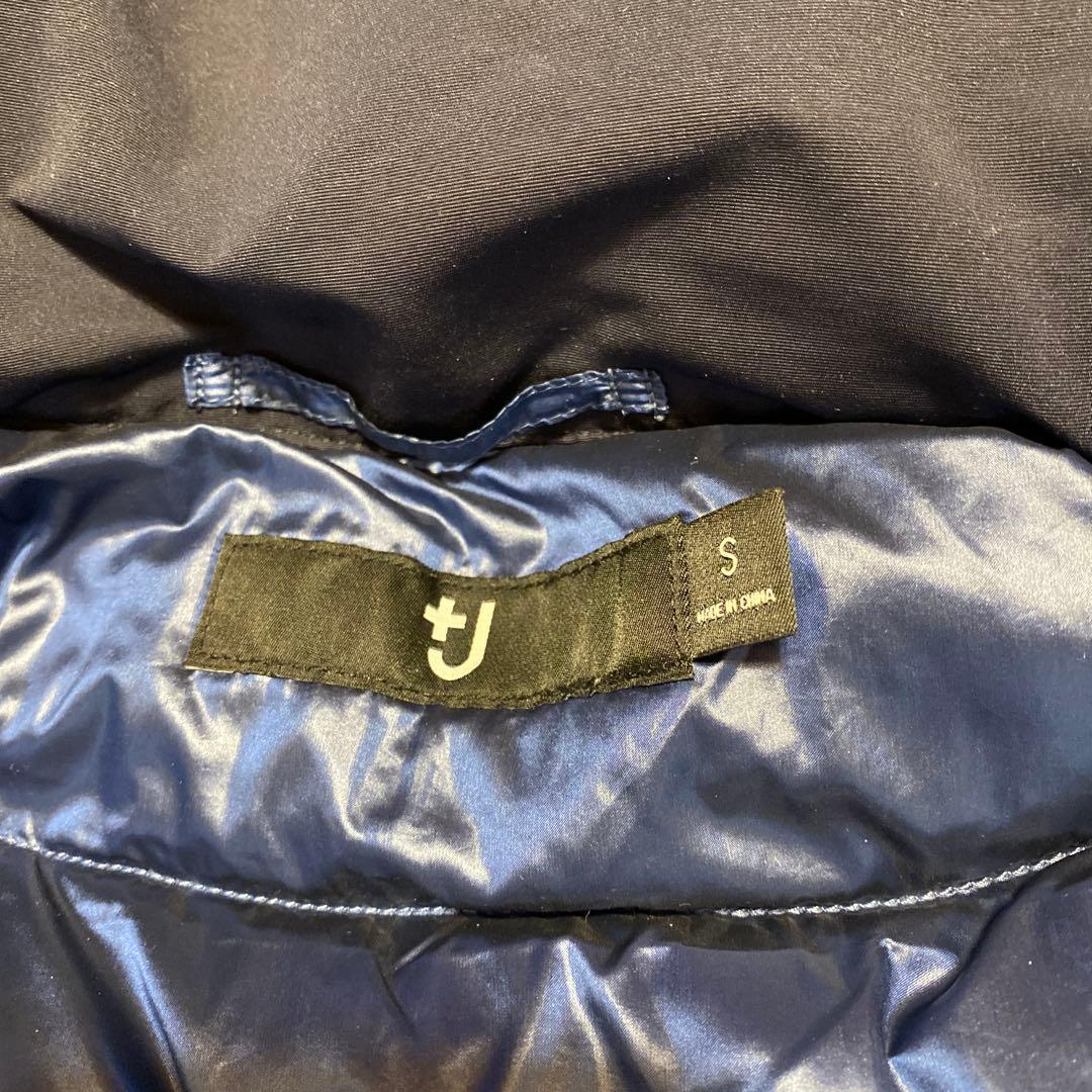 美品！UNIQLO +Jハイブリッドダウンジャケット ジルサンダー　ネイビー　S