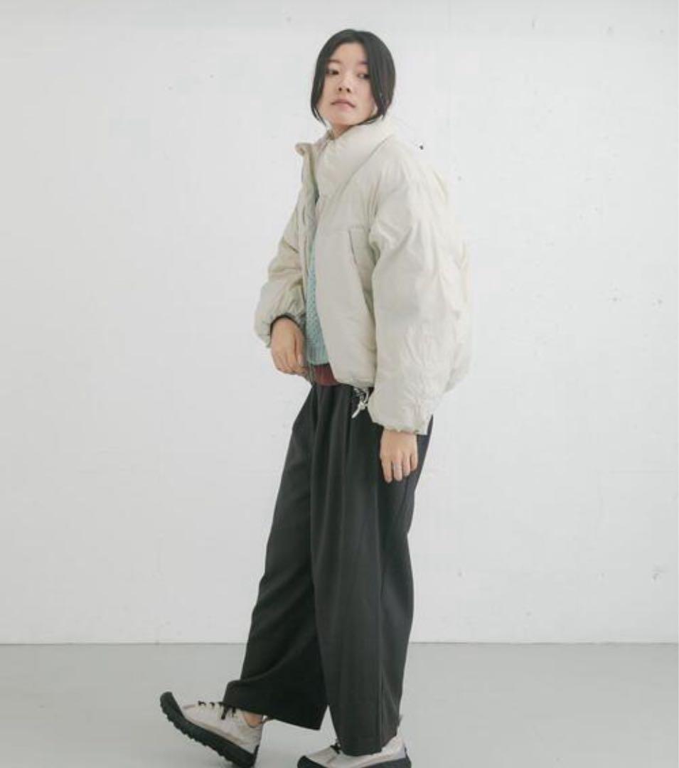 ダウンジャケット 「別注」NANGA×EKALスタンドカラーレディース