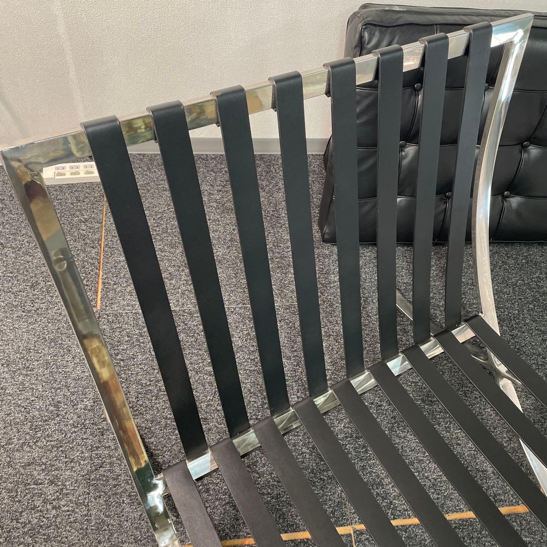 バルセロナチェア　リプロダクト　ブラック　チェアのみ　直接引取可　S687