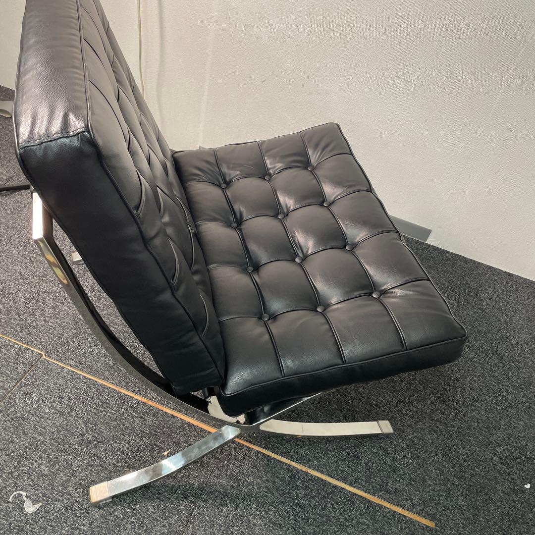 バルセロナチェア　リプロダクト　ブラック　チェアのみ　直接引取可　S687