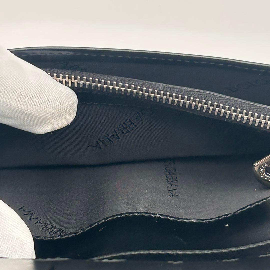 極美品✨ DOLCE & GABBANA 長財布 ブラック レザー ドルガバ