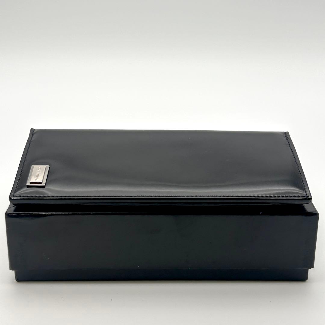 極美品✨ DOLCE & GABBANA 長財布 ブラック レザー ドルガバ