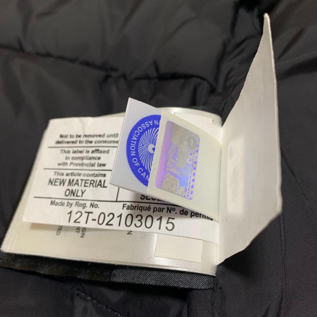 【美品】カナダグース　フリースタイルベスト　2832L　ワッペン　ブラック　S