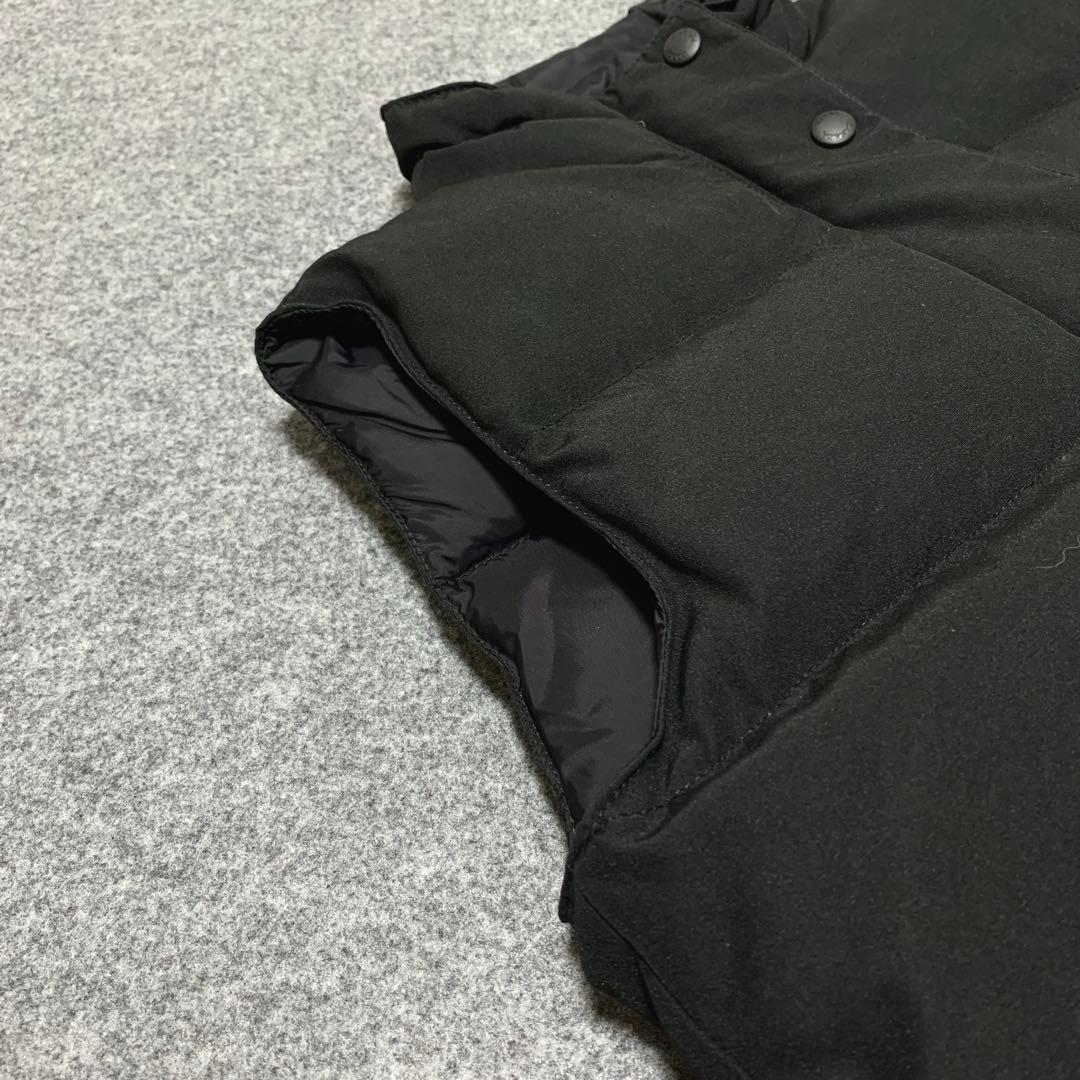 【美品】カナダグース　フリースタイルベスト　2832L　ワッペン　ブラック　S