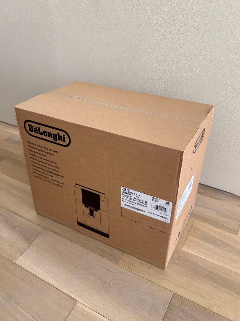 デロンギ ECAM22020B マグニフィカ スタート 全自動コーヒーマシン　黒