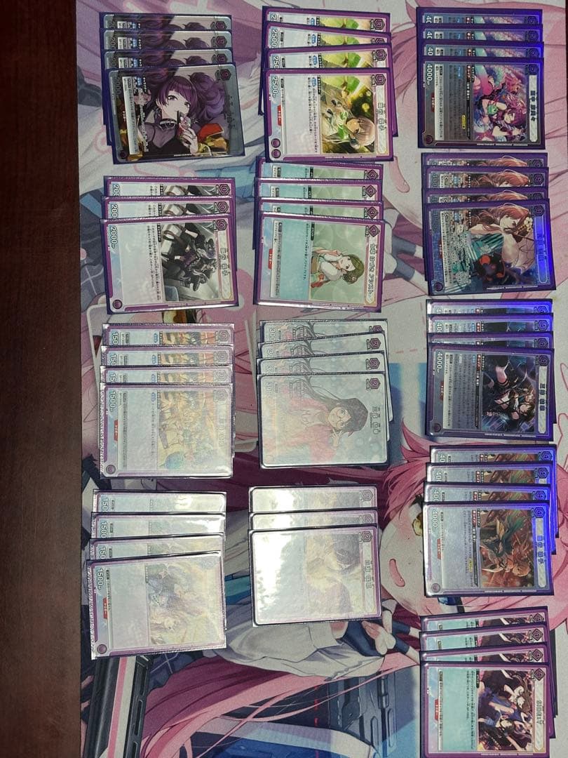 UNION ARENA シャニマス　 紫アンティーカ　デッキ