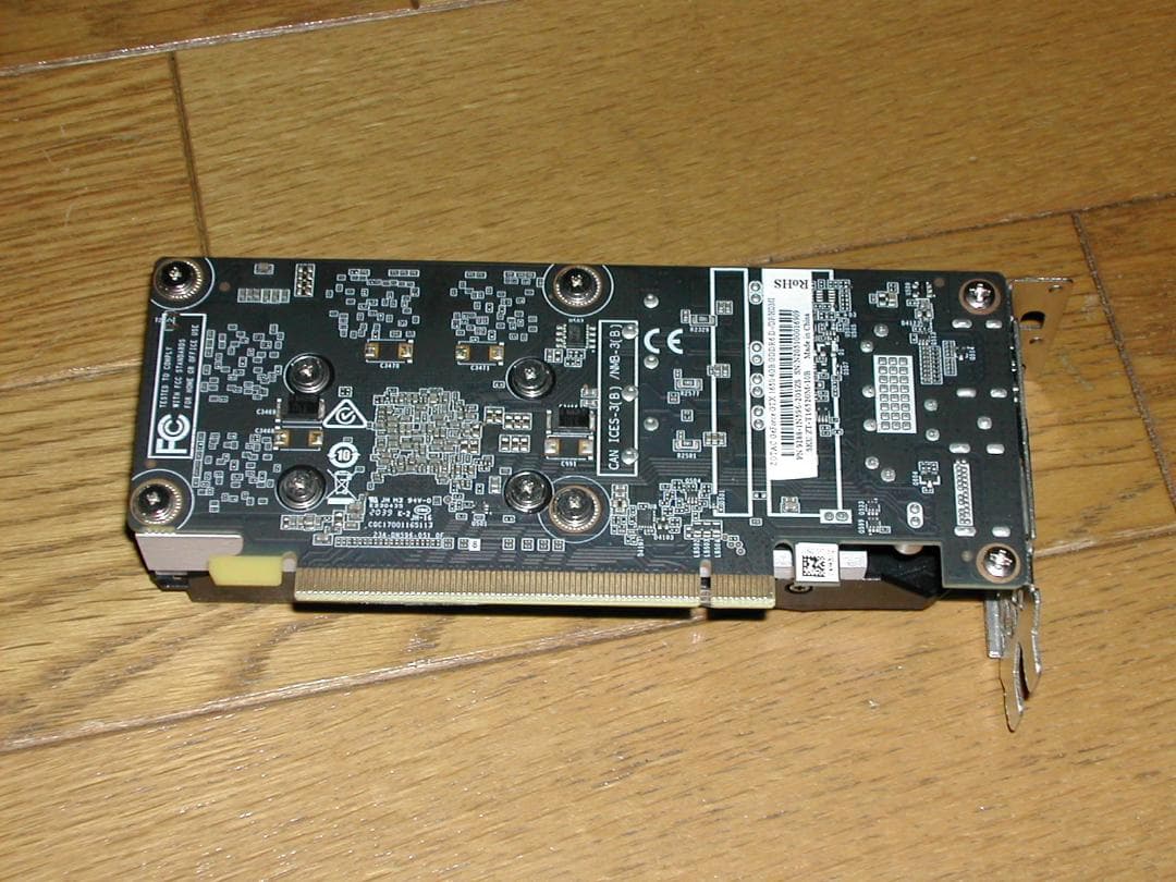 ZOTAC GAMING　GTX1650 LP 4G　ロープロファイルグラボ