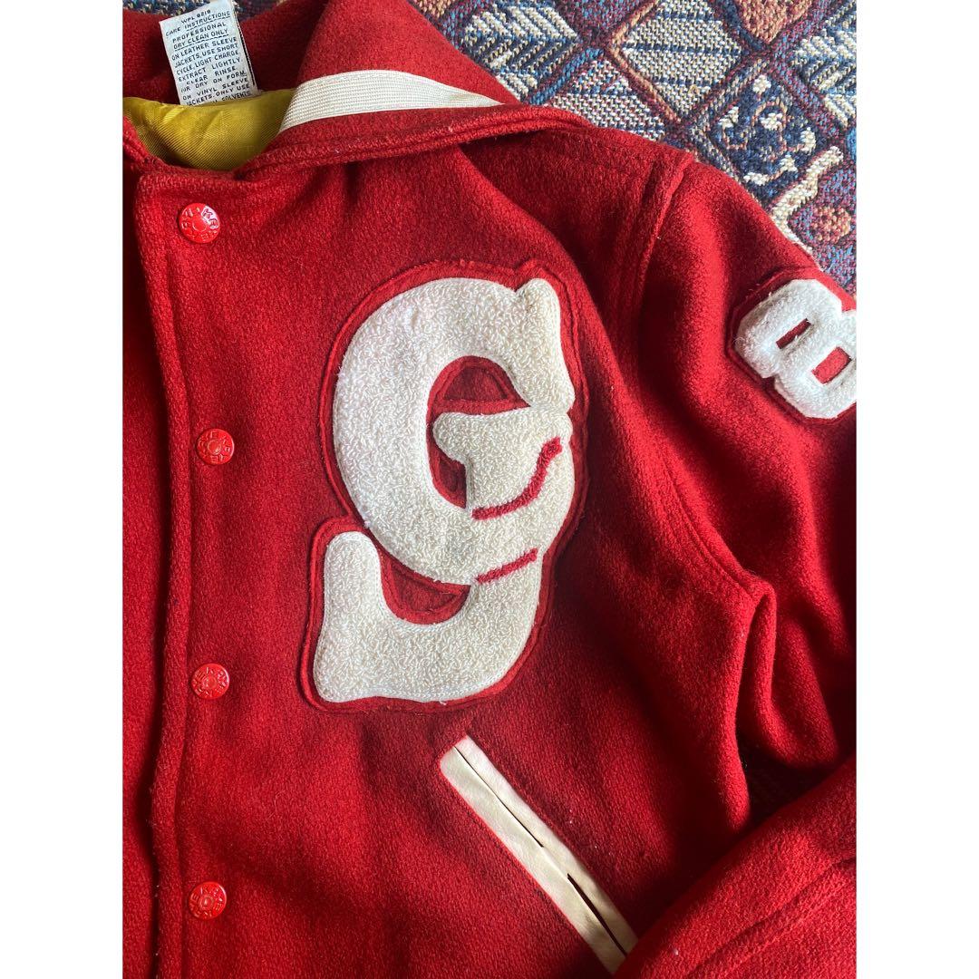 YY vintage USA セーラー　スタジャン　アワードジャケット