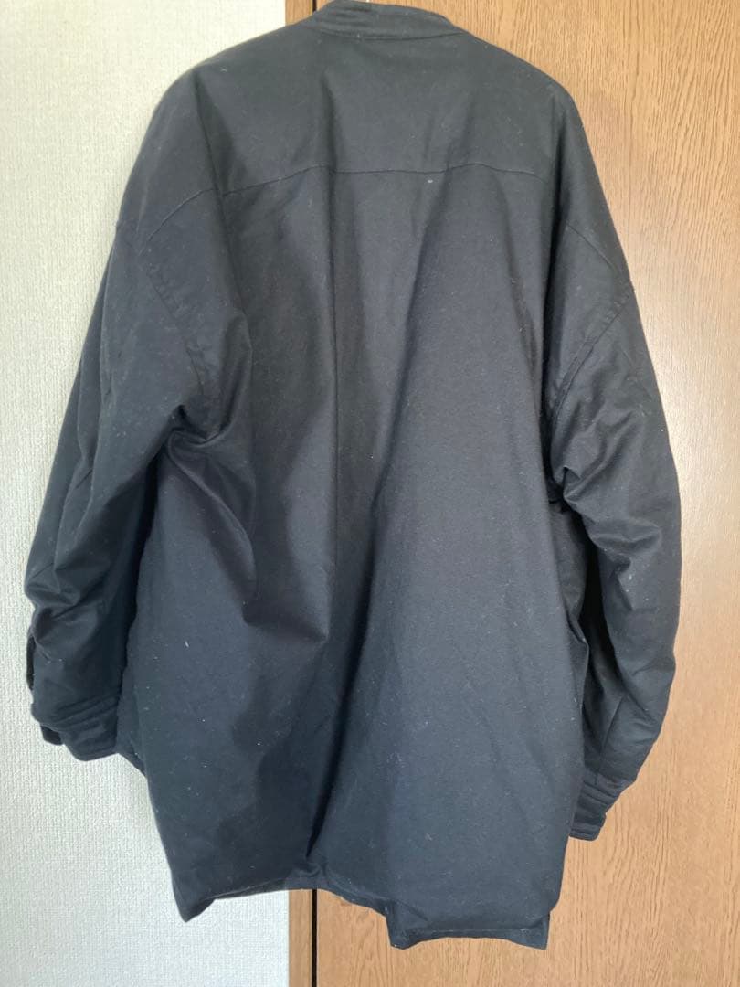 値下げ　ゴーシュ　ダウンシャツ スタンドカラー col.Black