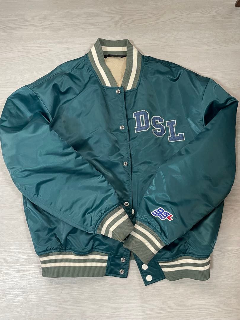 ディーゼル スカジャン 【グリーンXL】