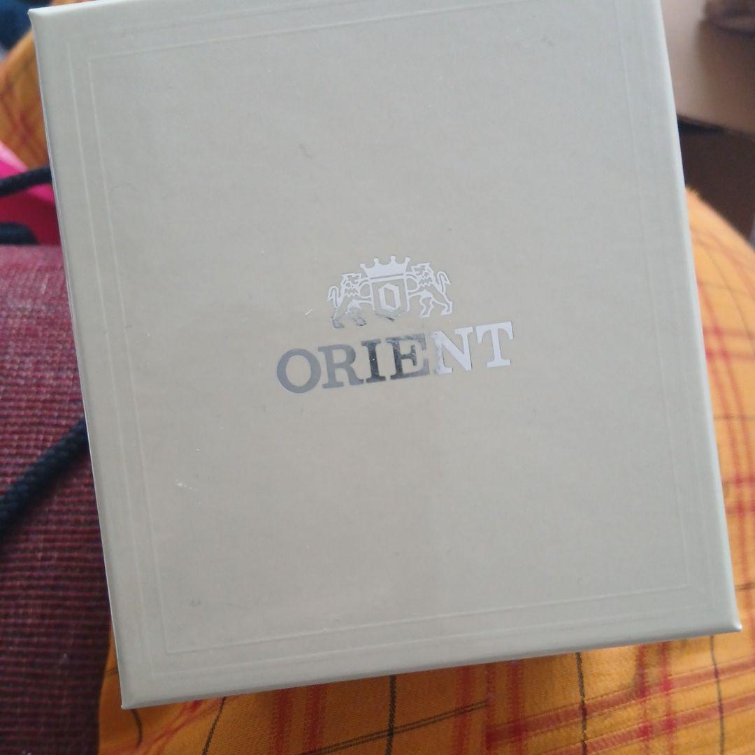 ORIENT グリーン文字盤 アナログ時計　さらに値下げしました。