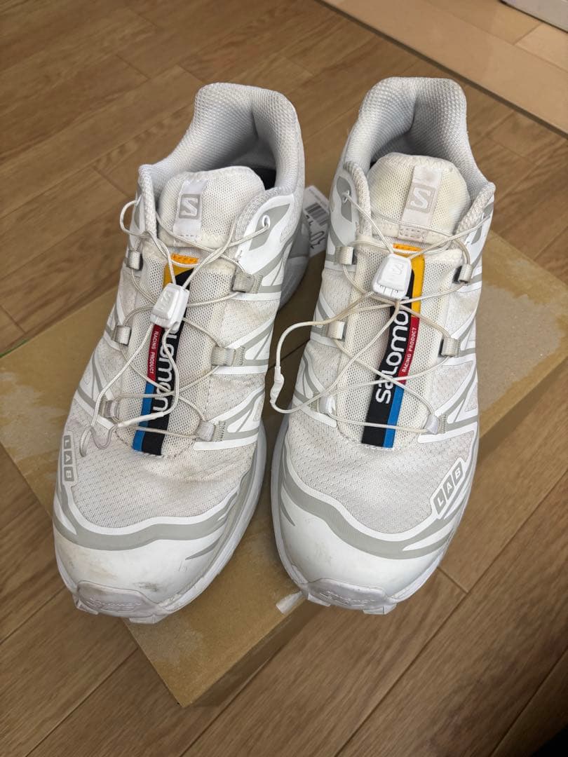 Salomon xt6ホワイト サイズ27.0