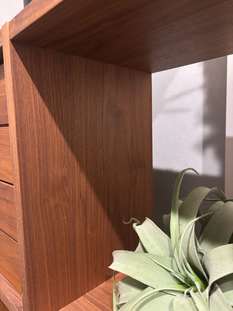 無印良品　スタッキングシェルフ　ウォールナット