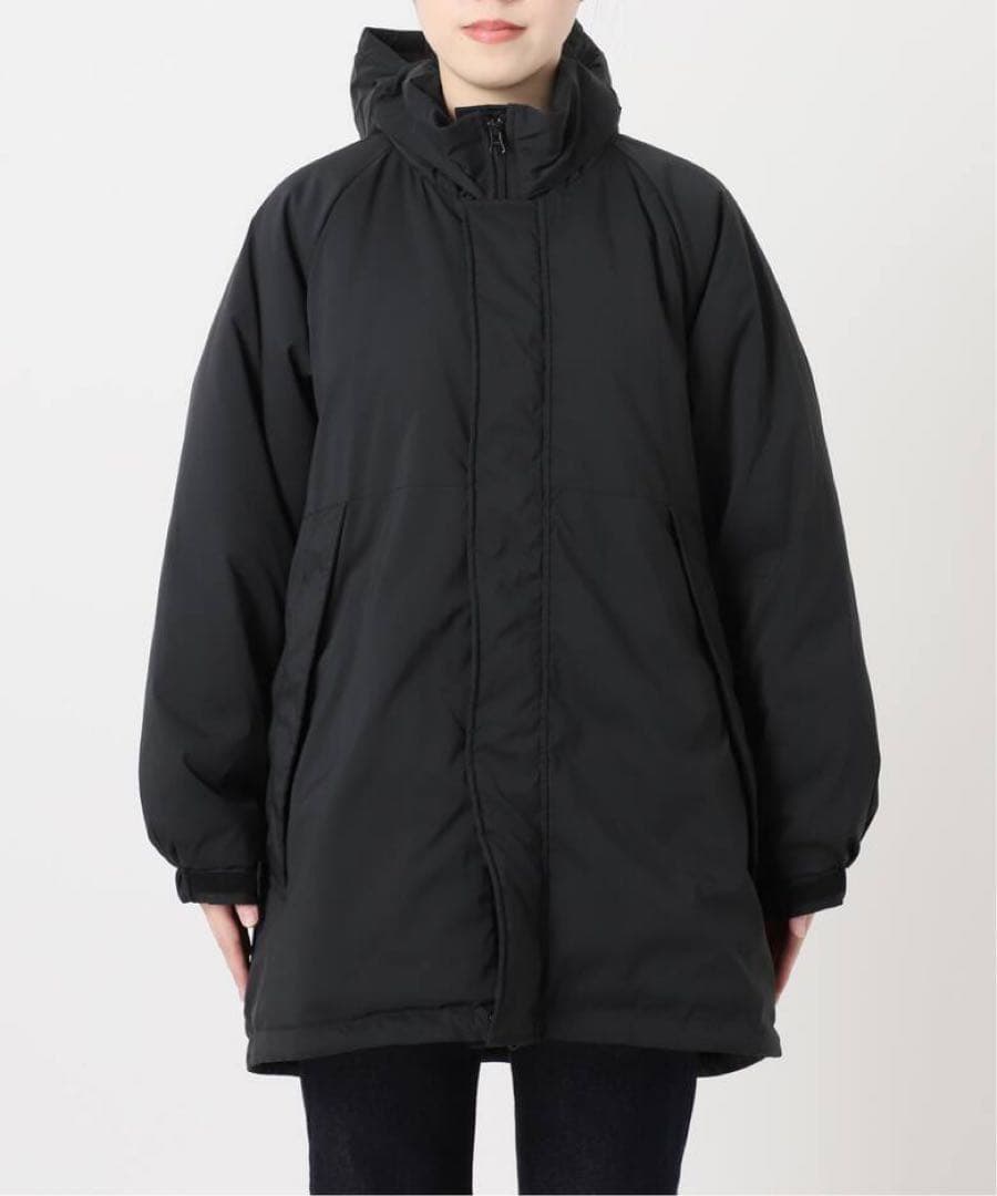 SLOBE IENA ウォッシャブル中綿モンスターパーカーブルゾン