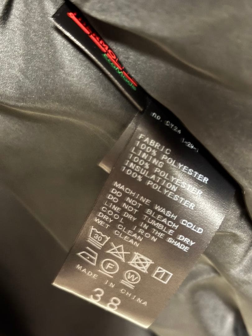 SLOBE IENA ウォッシャブル中綿モンスターパーカーブルゾン