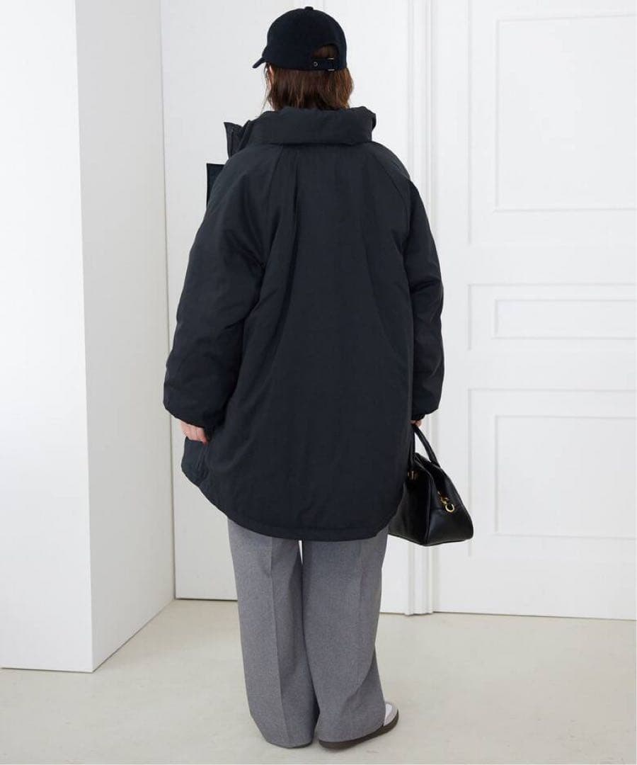 SLOBE IENA ウォッシャブル中綿モンスターパーカーブルゾン