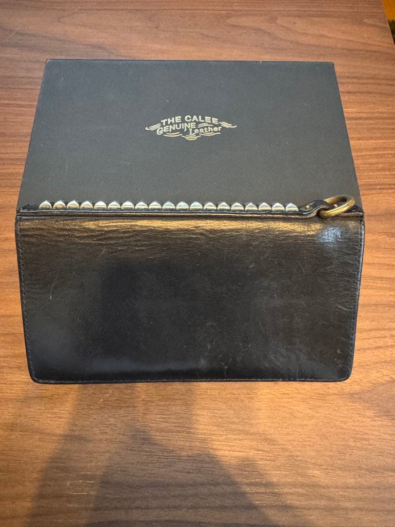 CALEE 本革 スタッズ長財布