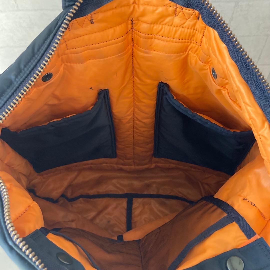 新型 ポーター タンカー 2way ヘルメットバッグ アイアンブルー