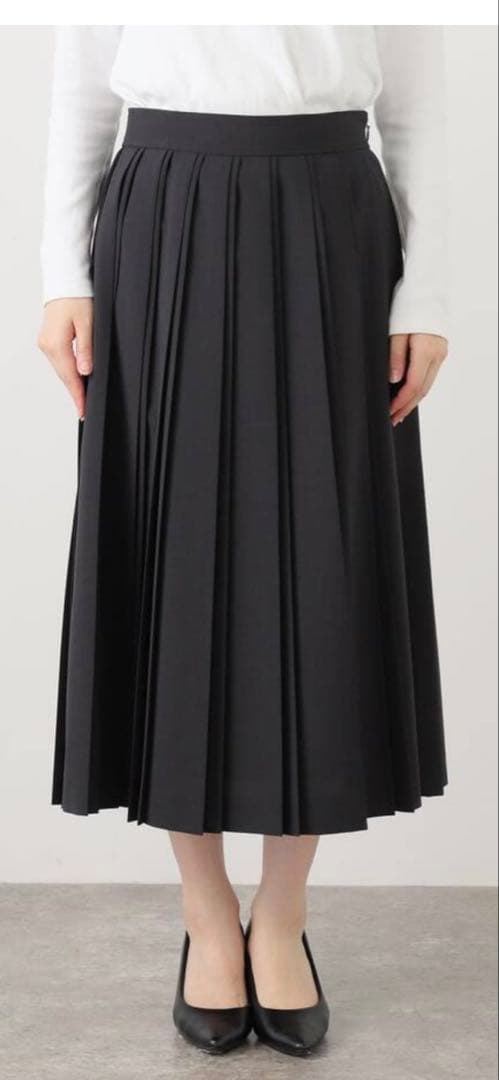 イエナ　プリーツスカート 裏地付き