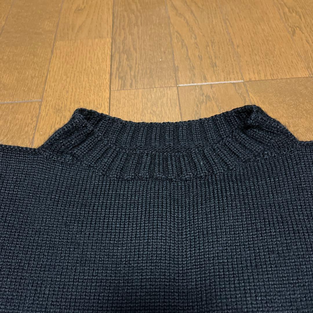 ガンジーウーレンズ　Guernsey Woollens ニット　ブラック