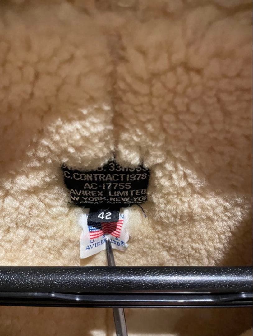 AVIREX B-3 　NO.2104　現行品マイナー前モデル
