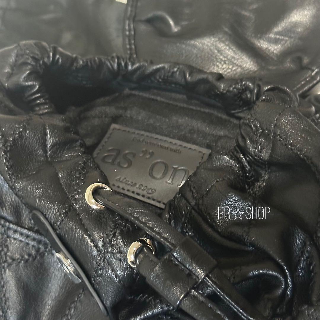 即日発送⭐︎新品　ASON アズオン レザー バックパックリュック　/b1