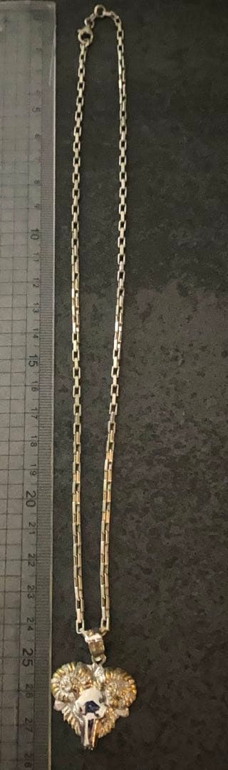 【D&G】ドルガバ 羊モチーフ ネックレス シルバー×ゴールド