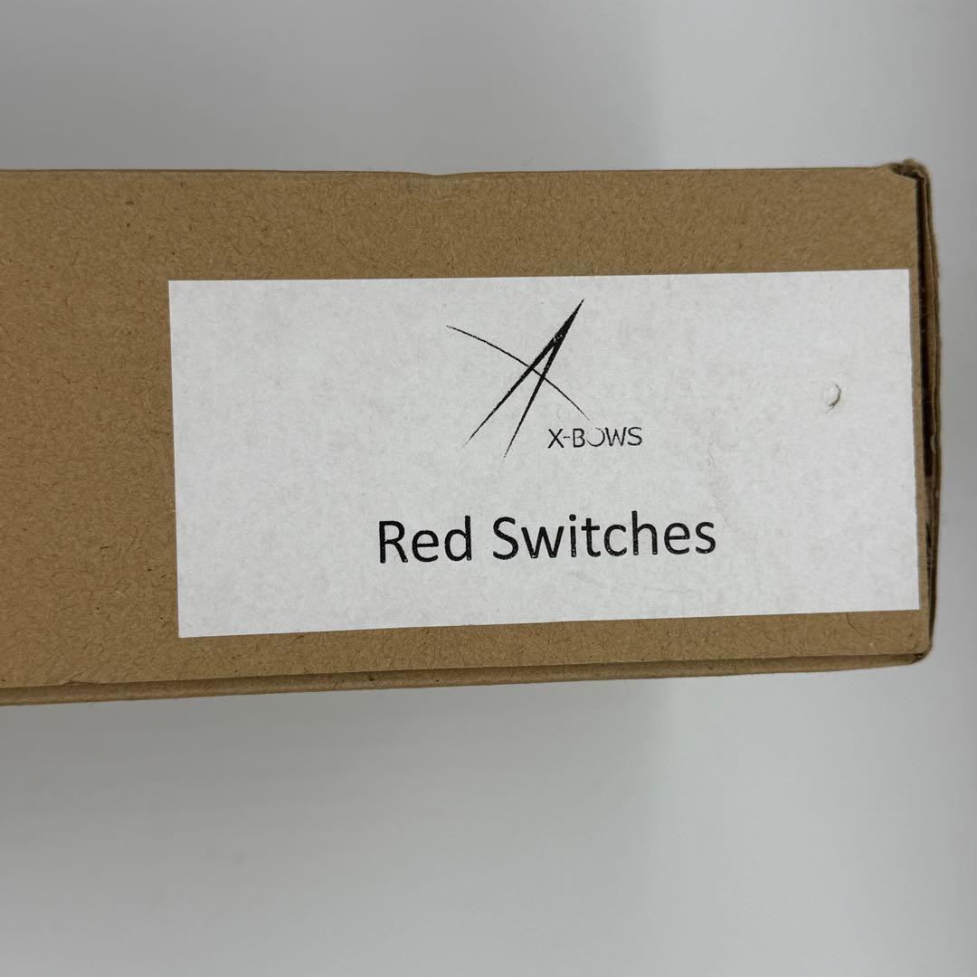 X Bows エルゴノミックキーボード Red Switches