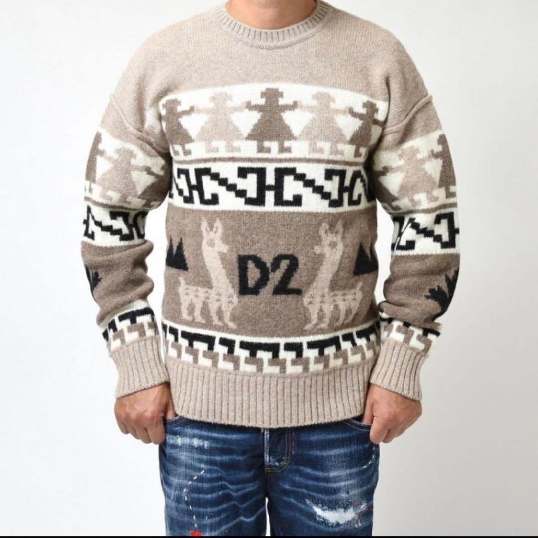 ディースクエアード 人気ニットセーター サイズL