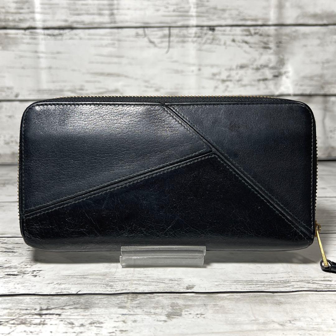 Rio✨希少LOEWEロエベ長財布パズルレースジップアラウンドbind黒