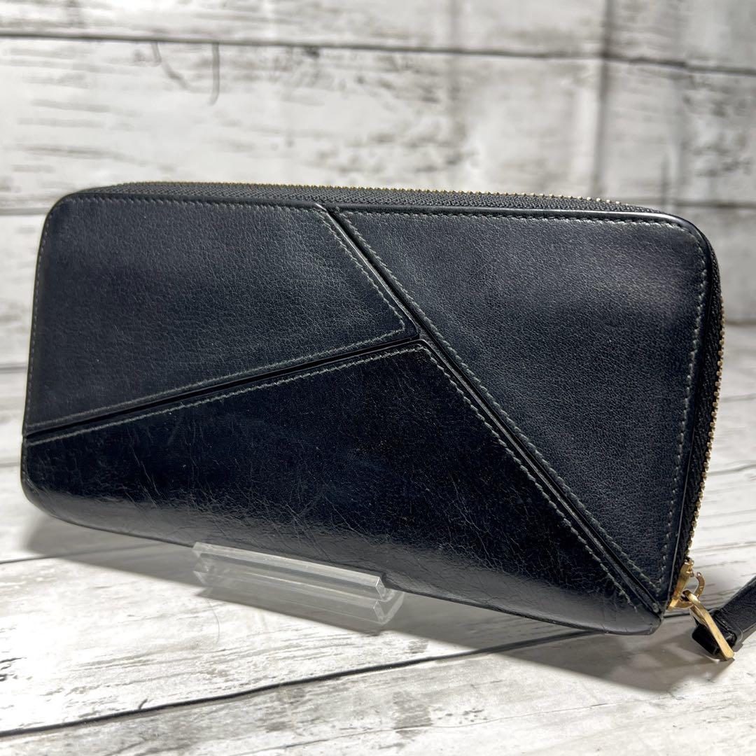 Rio✨希少LOEWEロエベ長財布パズルレースジップアラウンドbind黒