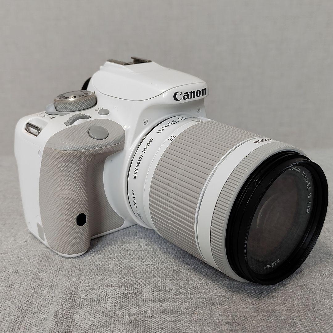 Canon EOS Kiss X7 ホワイト Wレンズ付き 軽量 カメラ女子