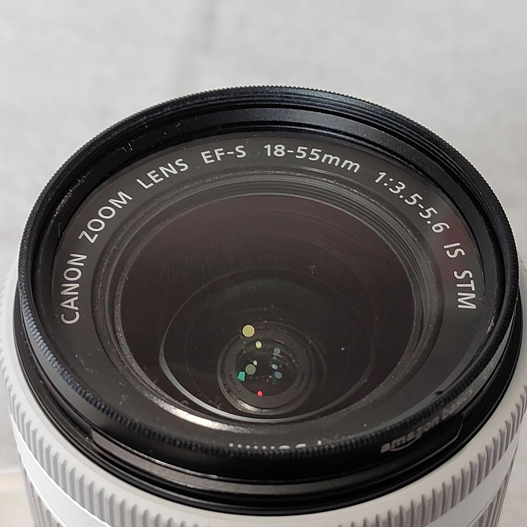 Canon EOS Kiss X7 ホワイト Wレンズ付き 軽量 カメラ女子