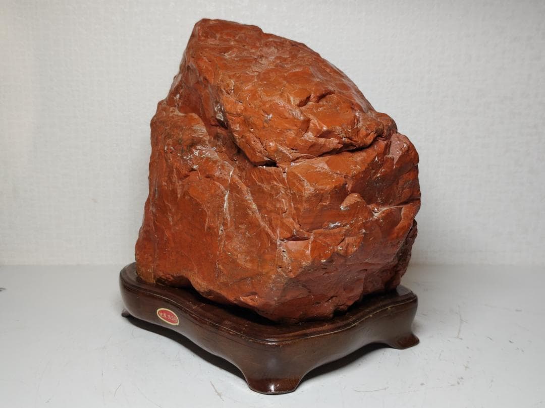 【KS】赤玉石 7.4kg ジャスパー 碧玉 赤石 鑑賞石 原石 自然石