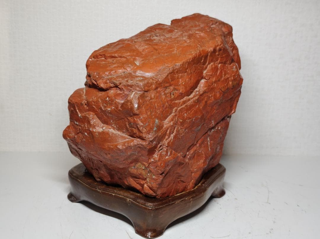 【KS】赤玉石 7.4kg ジャスパー 碧玉 赤石 鑑賞石 原石 自然石