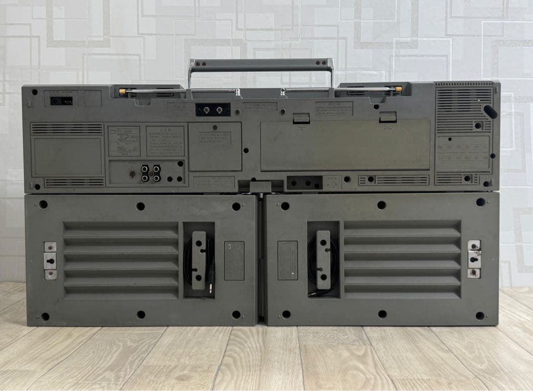 中古動作品・大型ラジカセ 東芝TOSHIBA RT-S98　昭和レトロラジオ