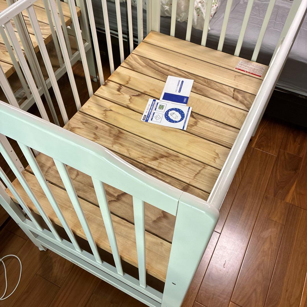 mero さま限定 KATOJI ハイシートベビーベッド ホワイト