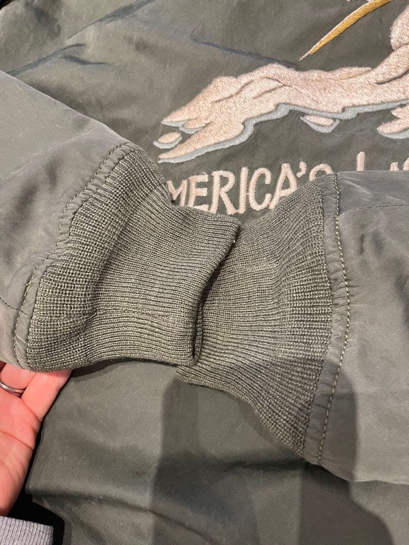 レミレリーフスカジャン オリーブ