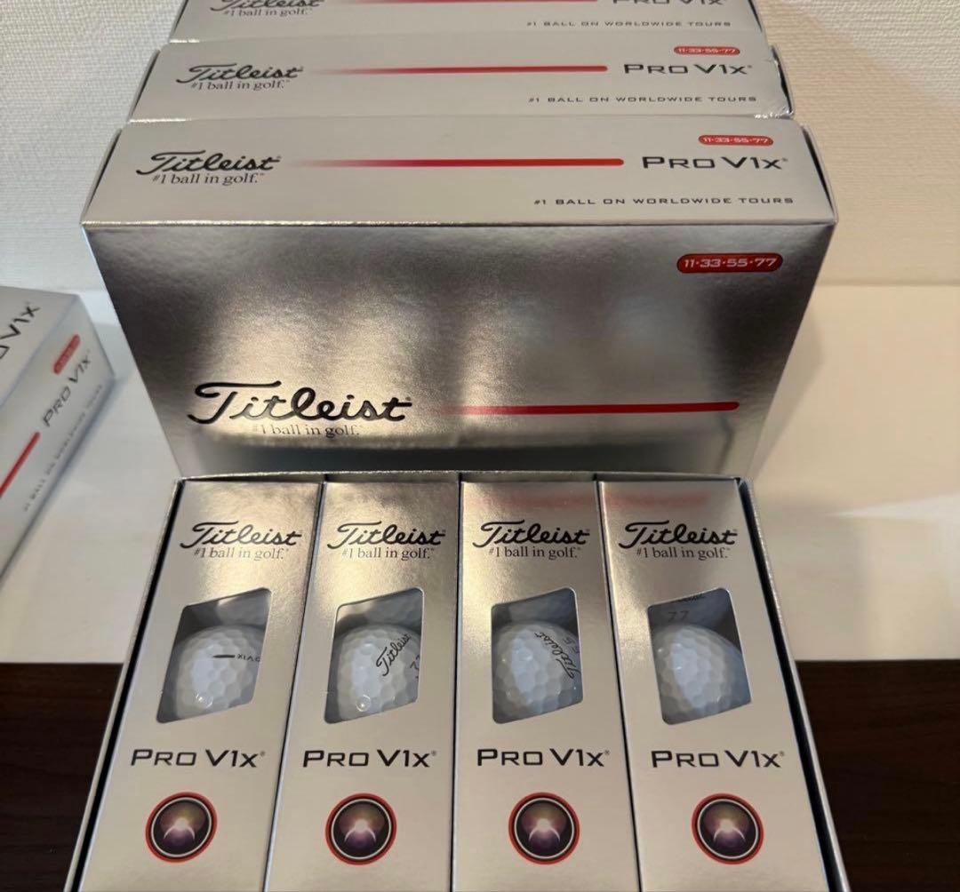 (2箱 )2025 TITLEIST PROV1x (１ダース12球入）