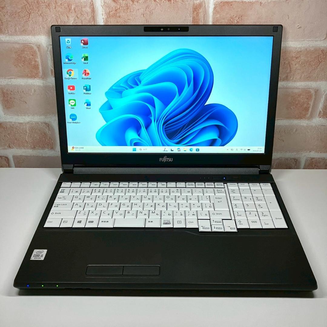 ★おすすめスペック★ テンキー付き 第10世代i5 ドライブ付き 富士通 464