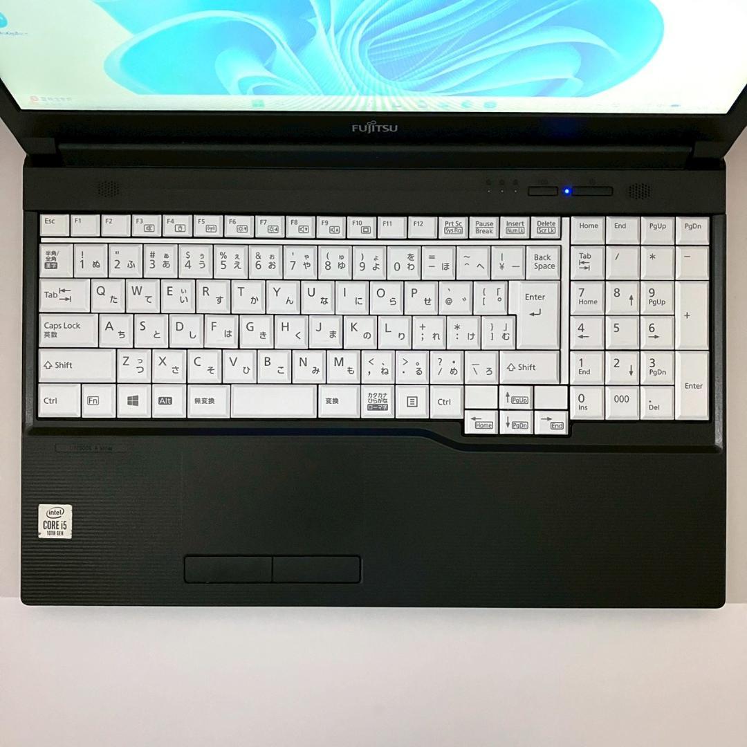 ★おすすめスペック★ テンキー付き 第10世代i5 ドライブ付き 富士通 464