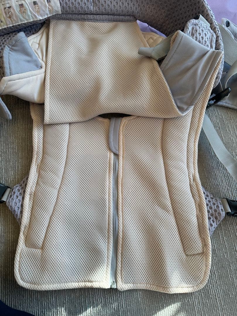 t*⭐様 bebe swan メッシュ抱っこ紐 グレー