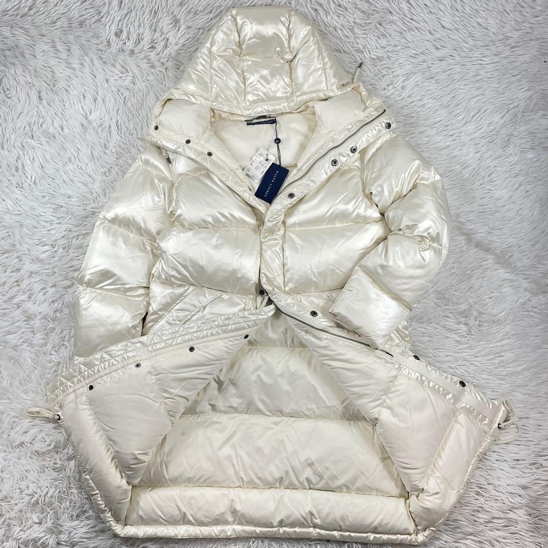 RALPH LAUREN ロングダウンコート　XLサイズ　ホワイト