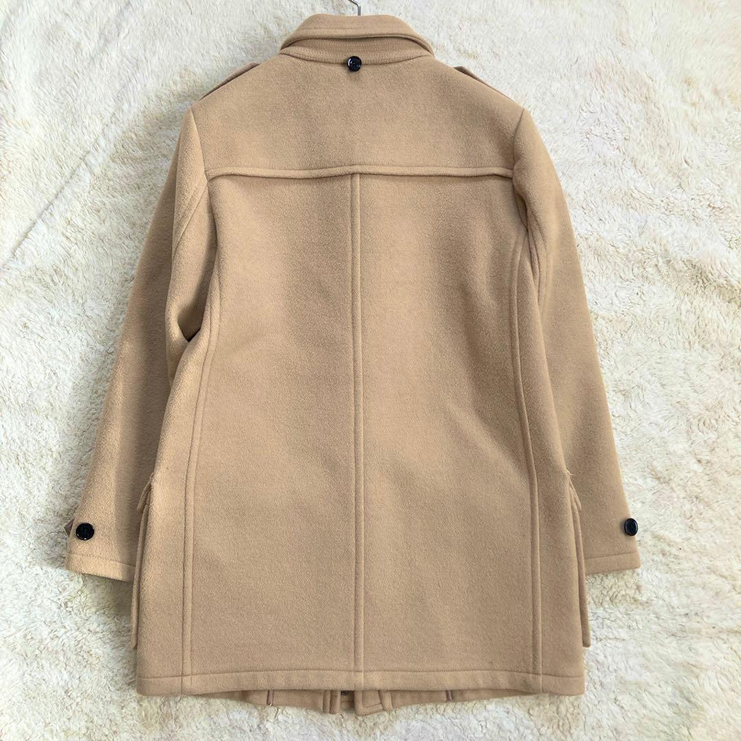 美品✨BURBERRY　ダッフルコート　メガチェック　ベージュ　牛革　三陽商会