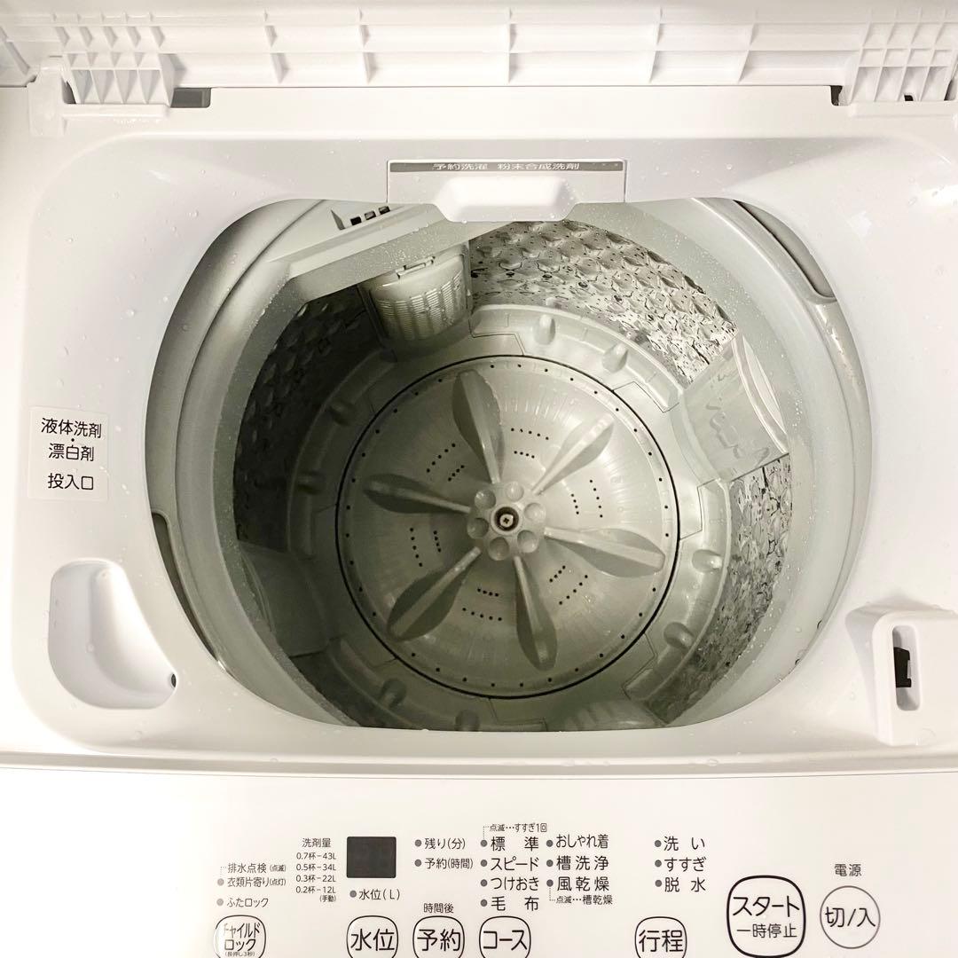 美品！分解清掃済み！一人暮らしにちょうどいい♪全自動洗濯機4.5kg