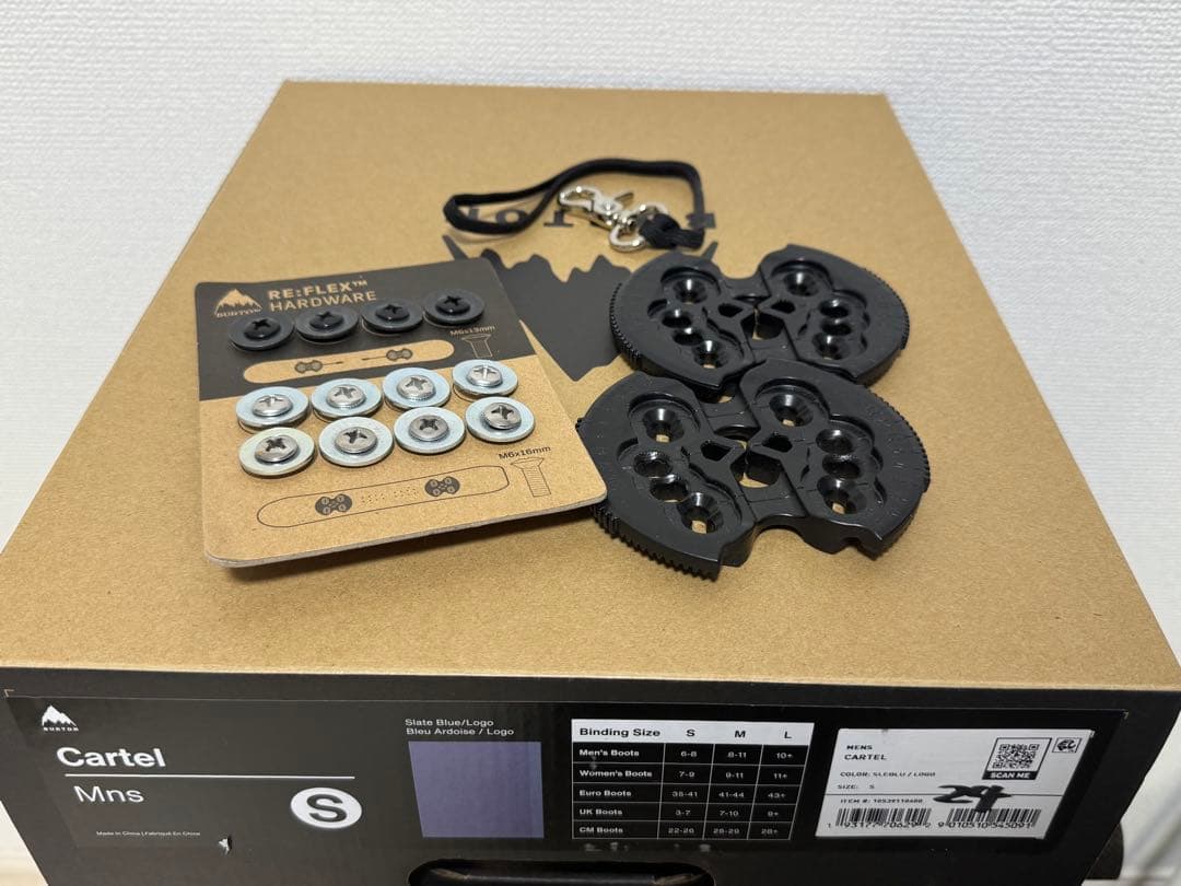 【美品】23-24 BURTON Cartel ReFlex Ｓサイズ板セット可